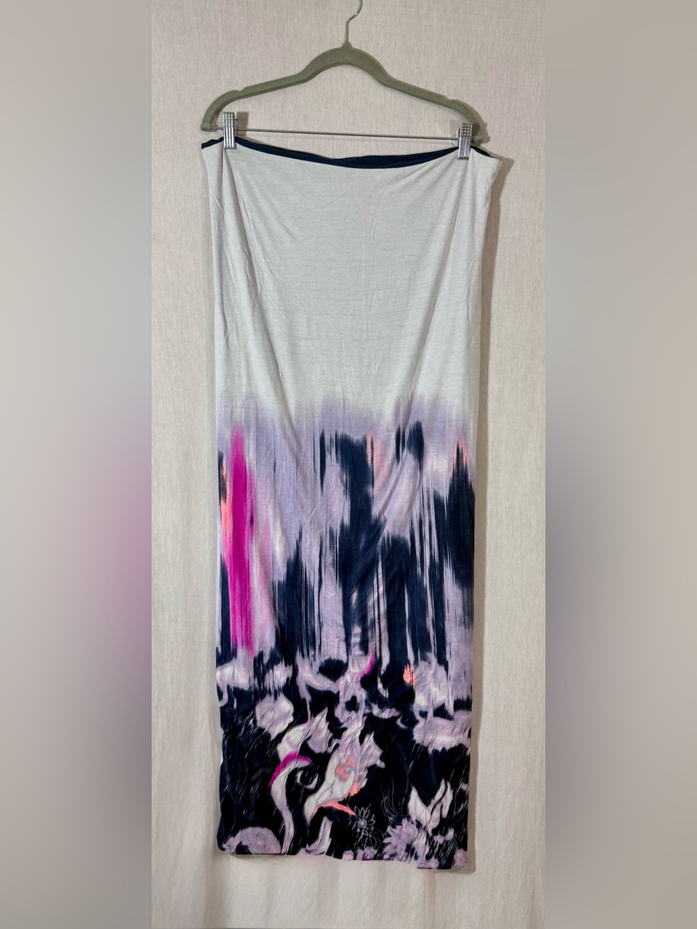 Lululemon Covers it all mirage Navy abstract Cowl Neck reversible Mini Dress - Picture 3 of 8